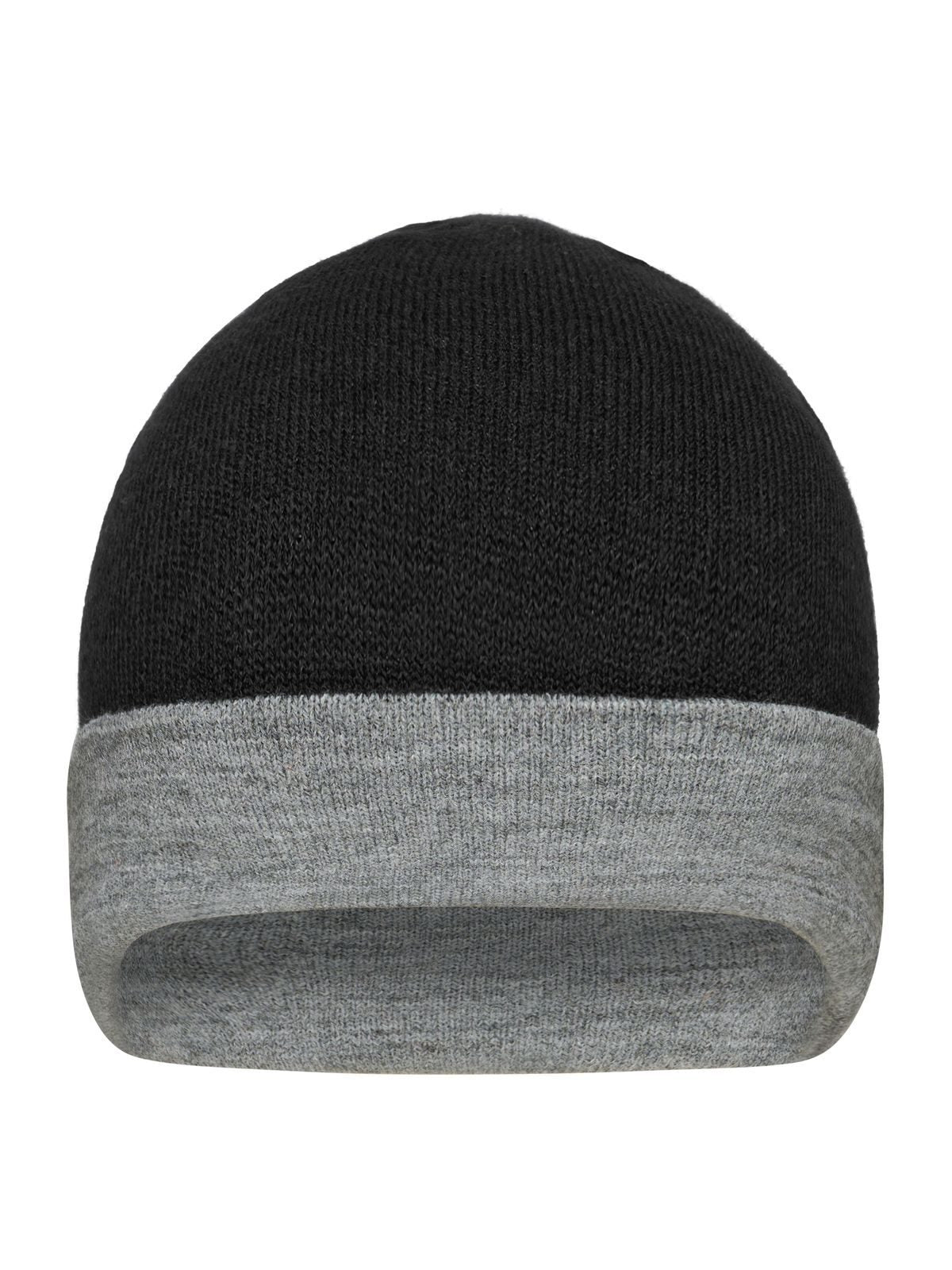 Beanie Reversible Beanie – individuell veredelbar | LA1970 in black/grey-heather