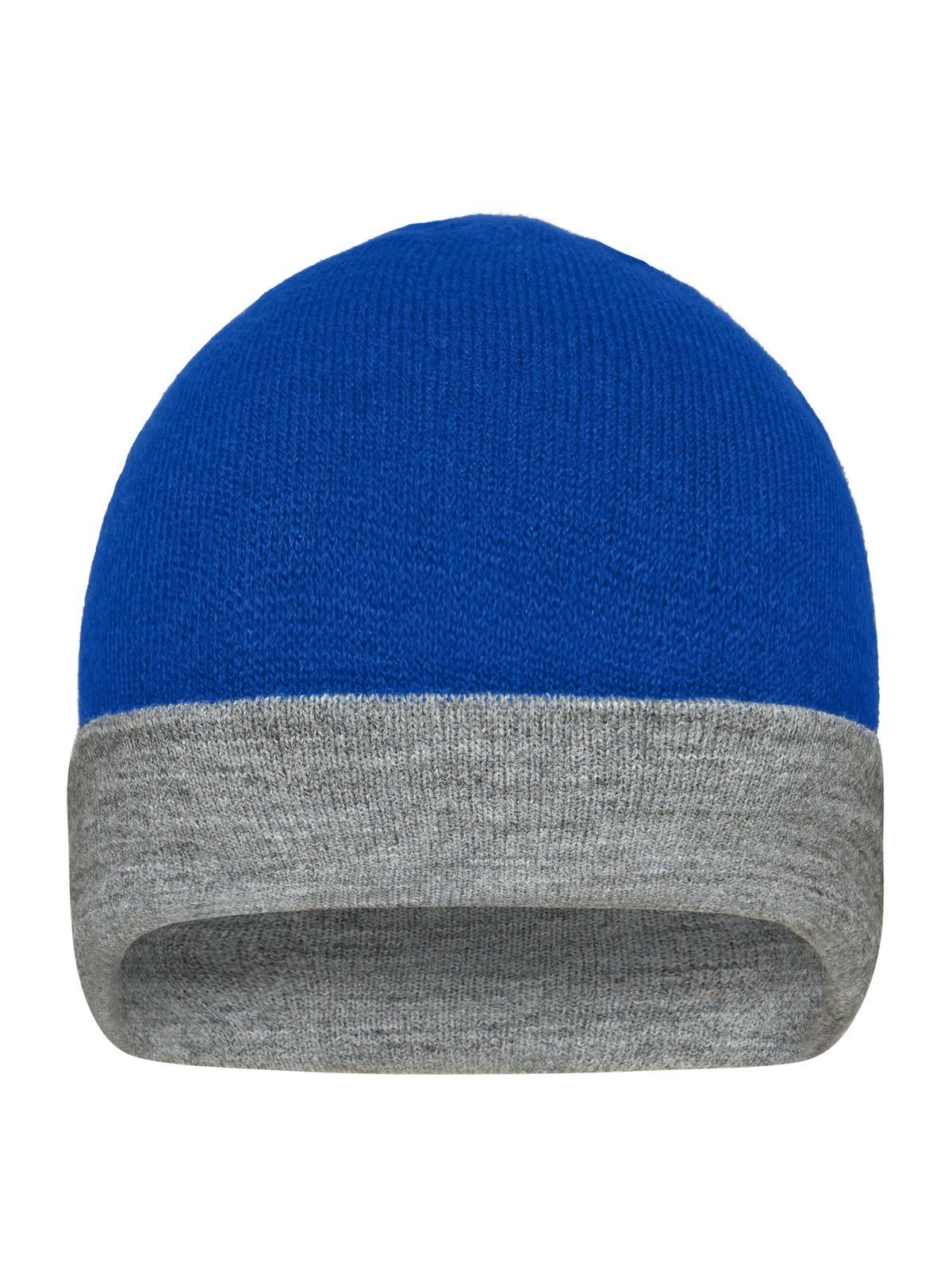 Beanie Reversible Beanie – individuell veredelbar | LA1970 in royal/grey-heather