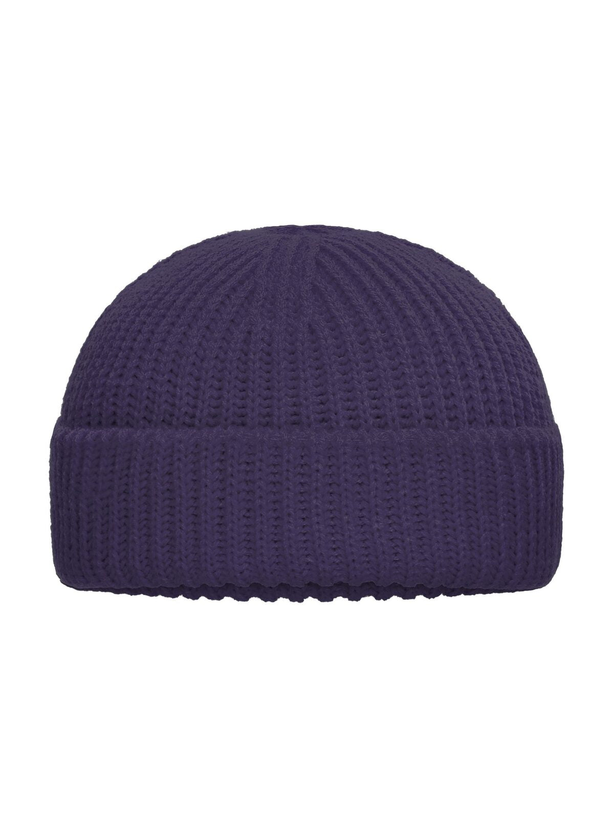Beanies Fisherman Beanie deep-purple bestickbar und bedruckbar – LA1970