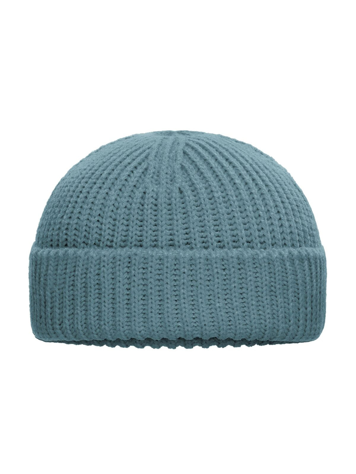 Beanies Fisherman Beanie milky-blue bestickbar und bedruckbar – LA1970