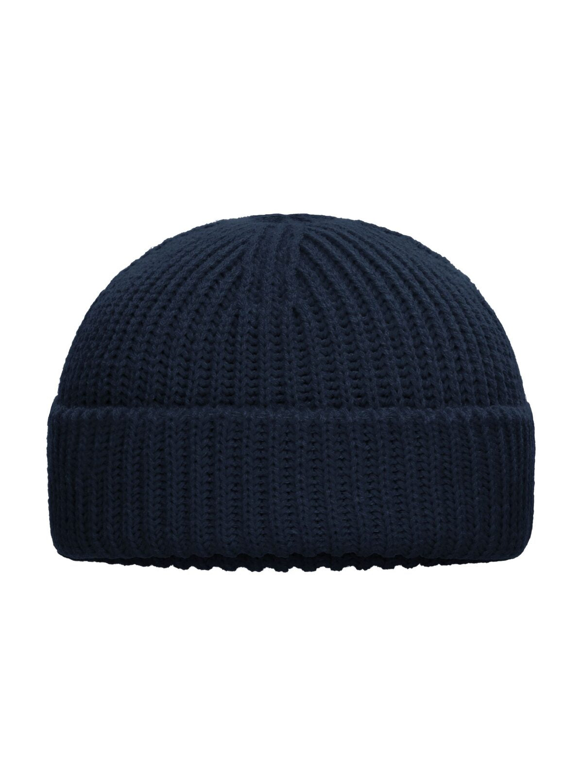 Beanies Fisherman Beanie Marineblau bestickbar und bedruckbar – LA1970