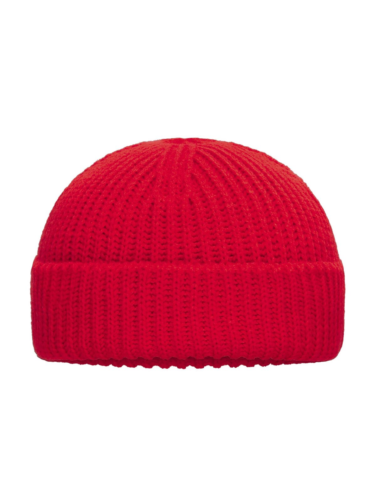 Beanies Fisherman Beanie Rot bestickbar und bedruckbar – LA1970