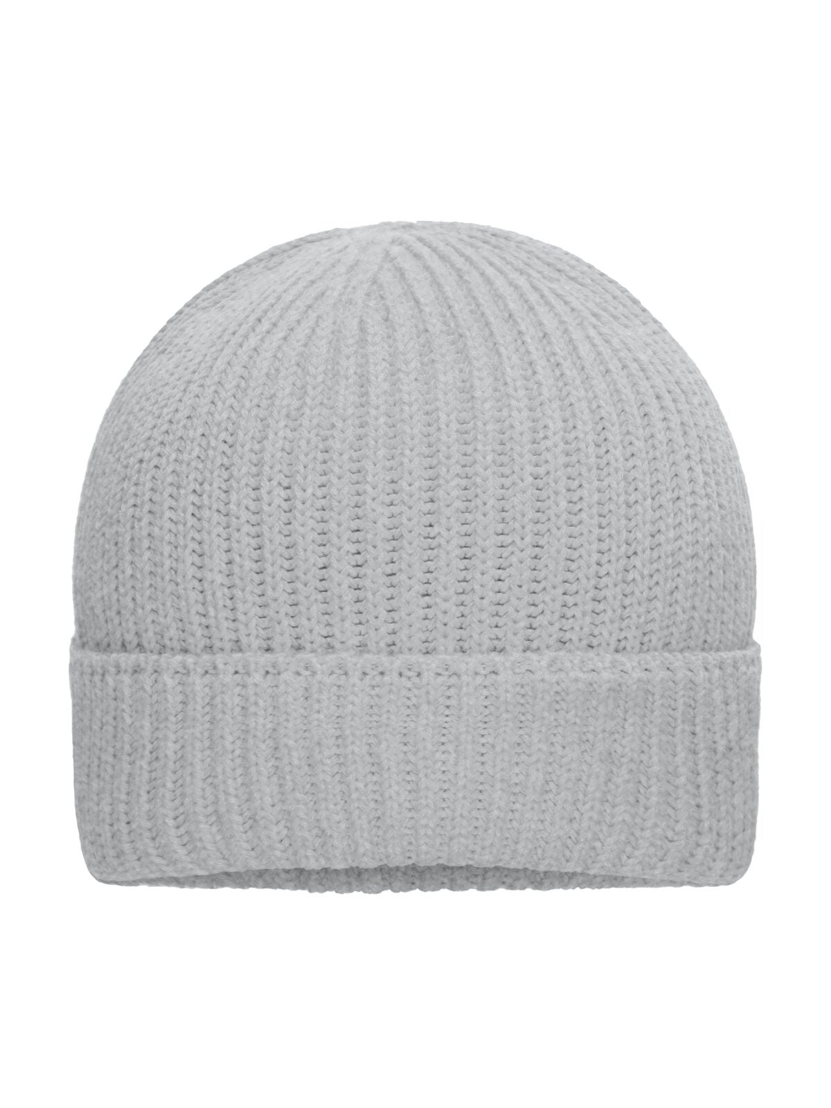 Beanies Bio Cotton Winter Beanie light-Grau-melange bestickbar und bedruckbar – LA1970