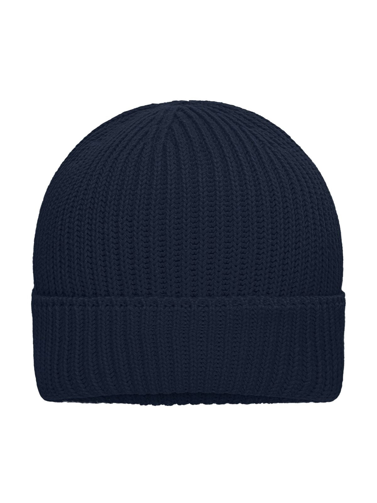 Beanies Bio Cotton Winter Beanie Marineblau bestickbar und bedruckbar – LA1970
