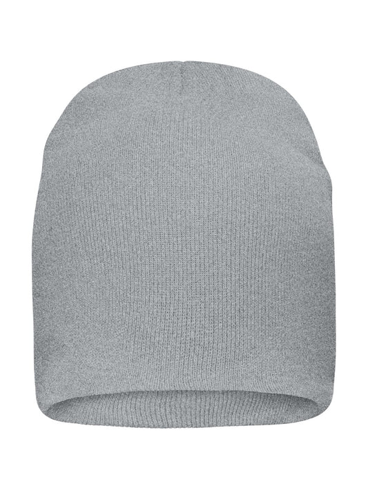 Beanies Bio Cotton Casual Beanie light-Grau-melange bestickbar und bedruckbar – LA1970