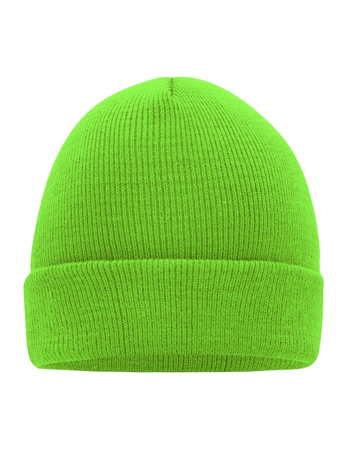 Beanies Knitted Cap bright-green bestickbar und bedruckbar – LA1970