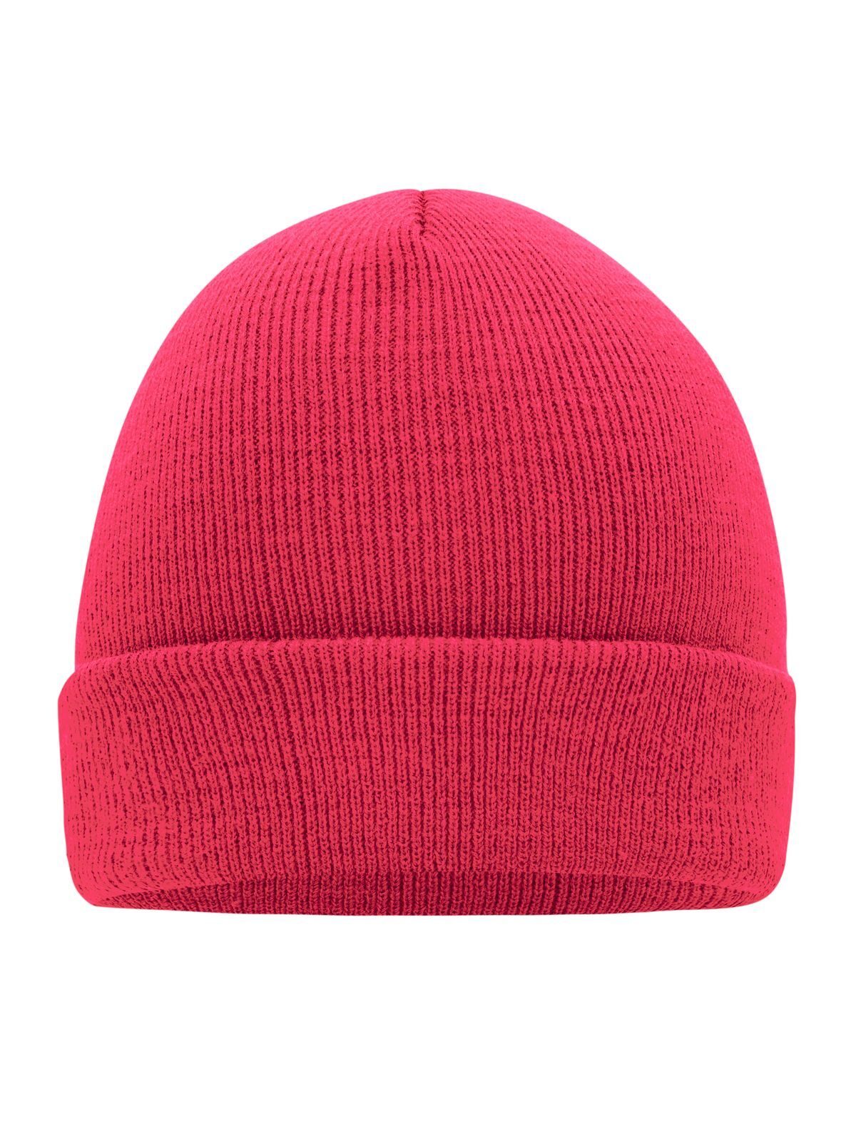 Beanies Knitted Cap bright-pink bestickbar und bedruckbar – LA1970