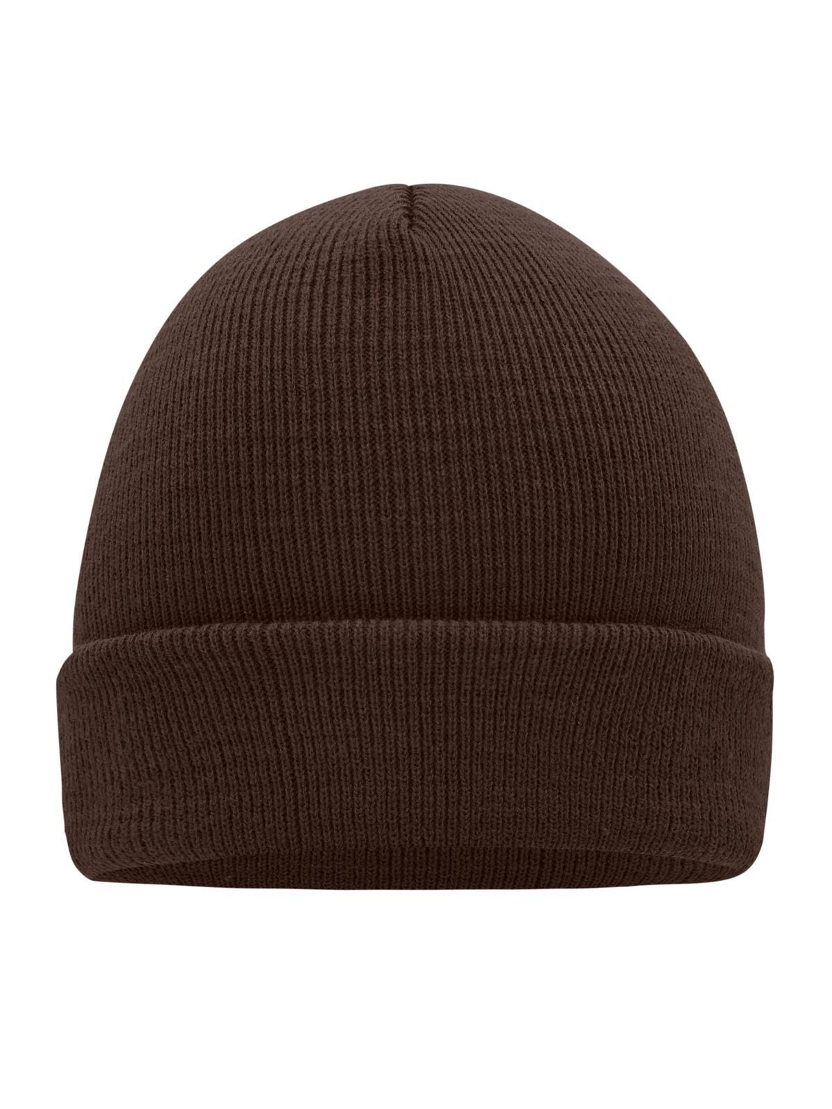 Beanies Knitted Cap chocolate bestickbar und bedruckbar – LA1970