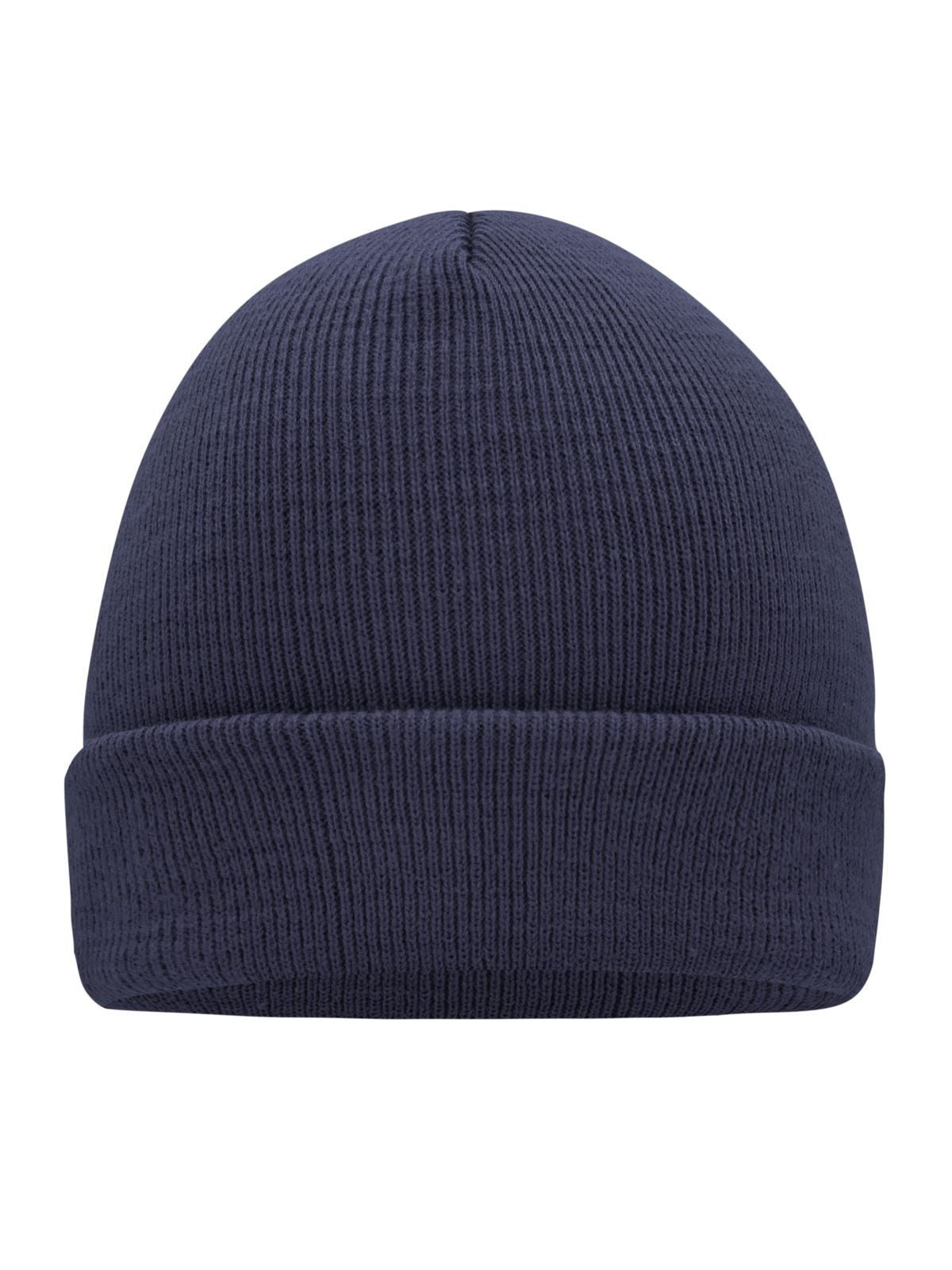 Beanies Knitted Cap dark-Marineblau bestickbar und bedruckbar – LA1970