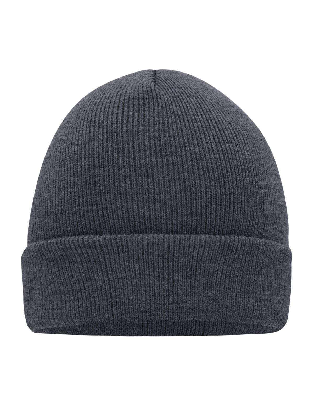 Beanies Knitted Cap Grau-melange bestickbar und bedruckbar – LA1970