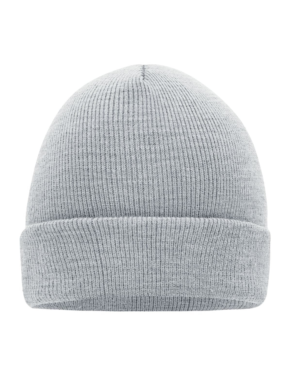 Beanies Knitted Cap light-Grau-melange bestickbar und bedruckbar – LA1970