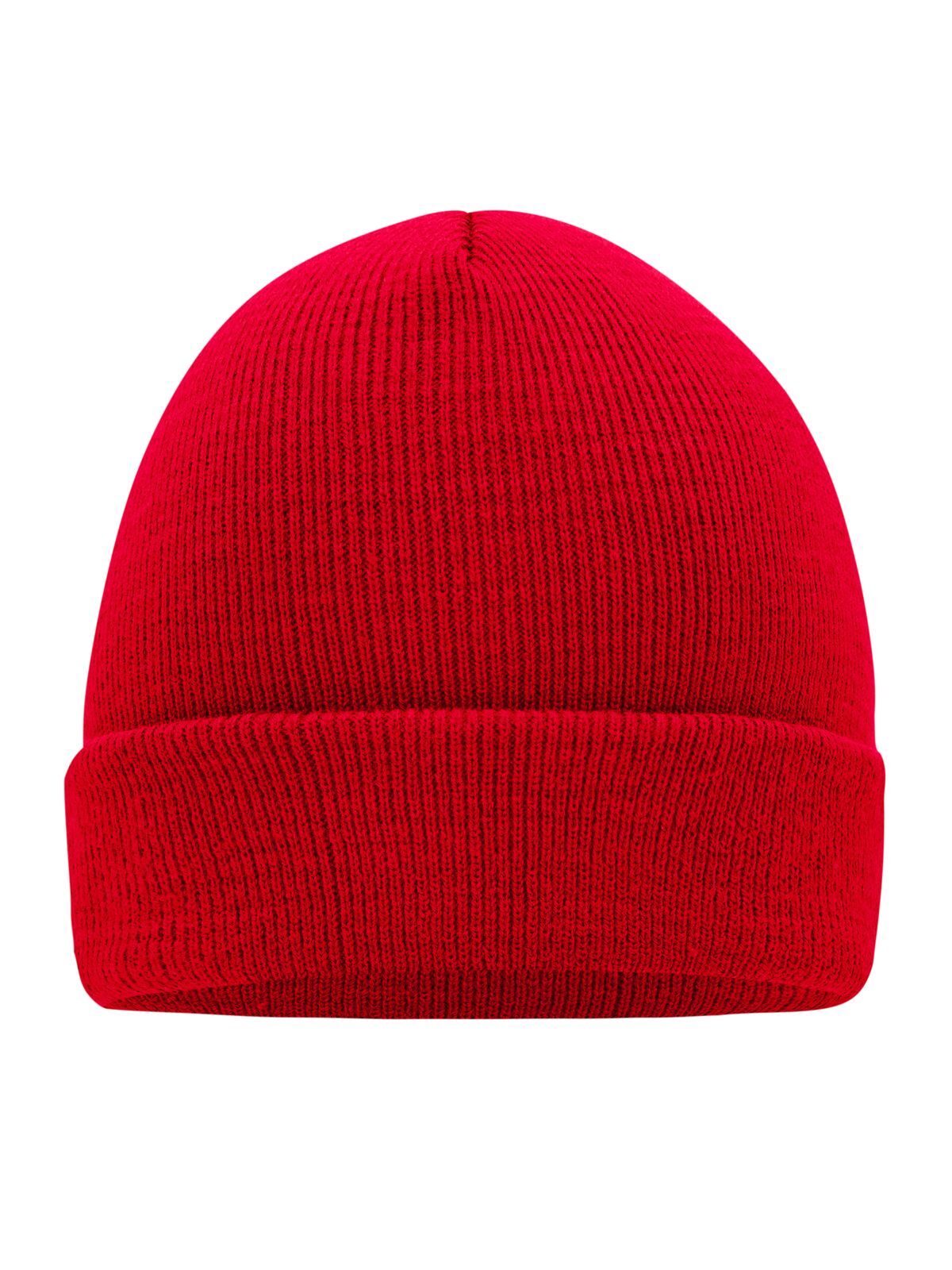 Beanies Knitted Cap Rot bestickbar und bedruckbar – LA1970