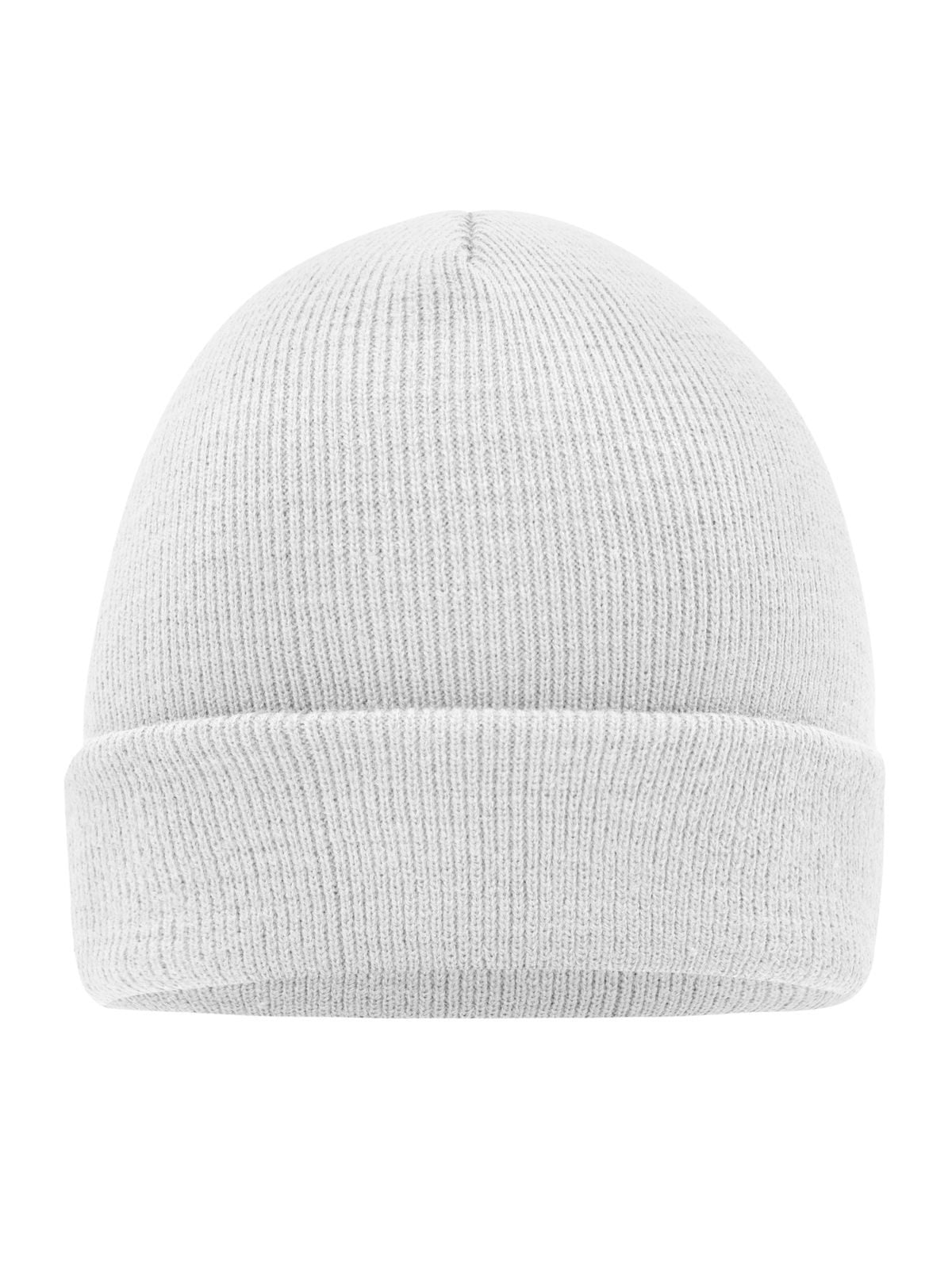 Beanies Knitted Cap Weiß bestickbar und bedruckbar – LA1970