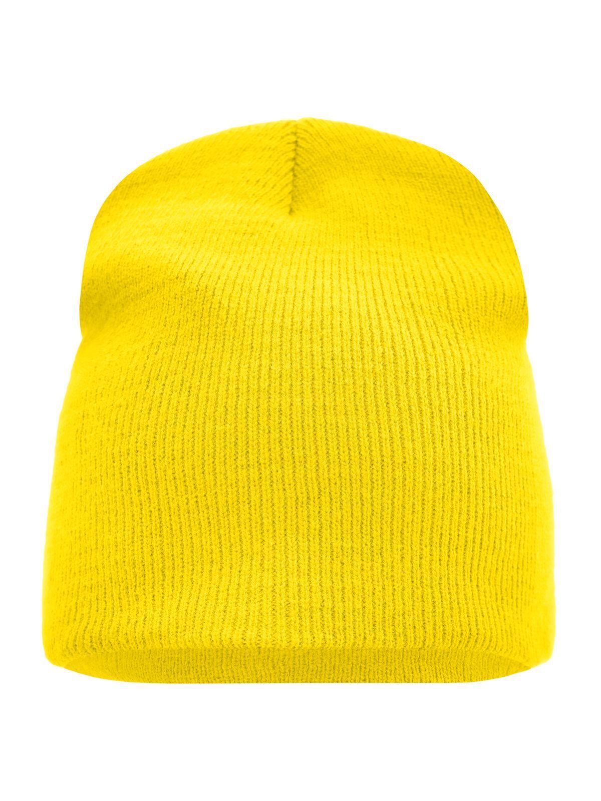 Beanies Beanie No.1 Gelb bestickbar und bedruckbar – LA1970