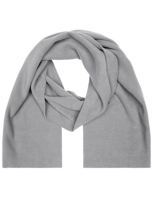Fleece Scarf Schal / Handschuhe – James & Nicholson – Farbe light-grey – individuell veredelbar