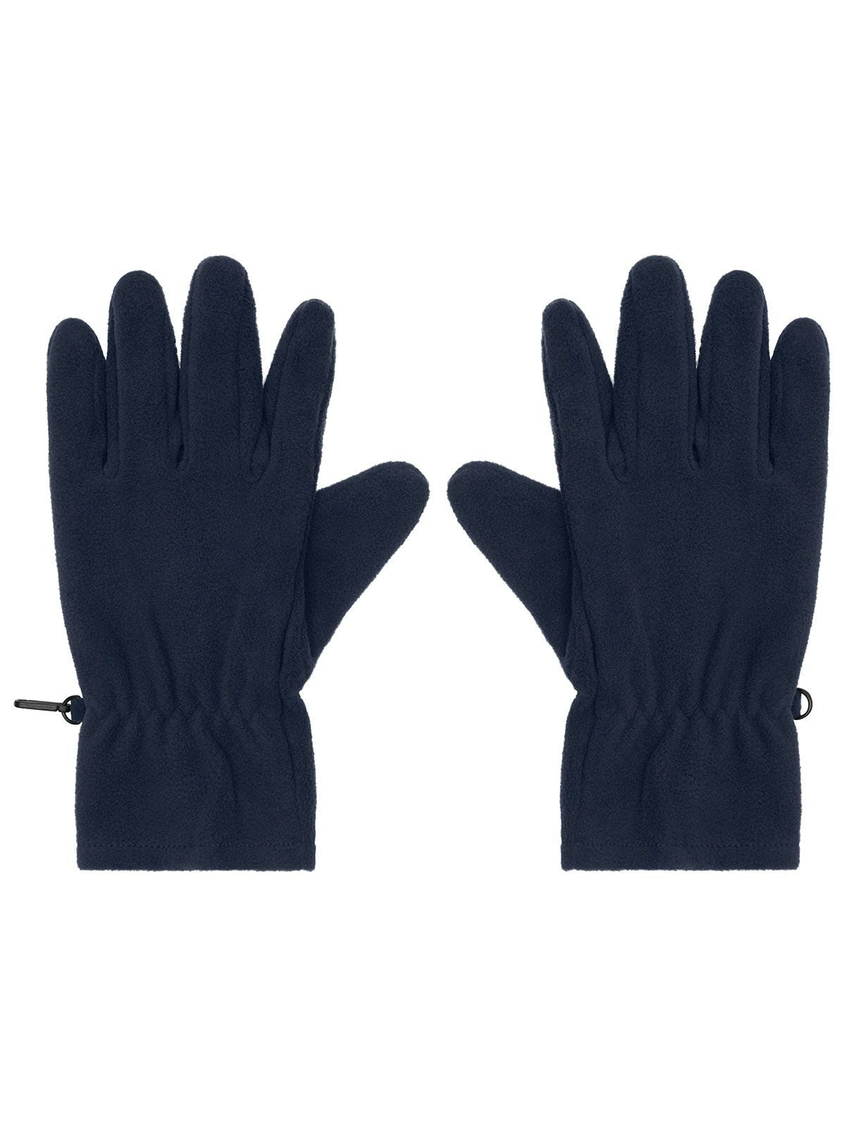 Microfleece Gloves Damen Schal / Handschuhe – James & Nicholson – Farbe Navy – individuell veredelbar