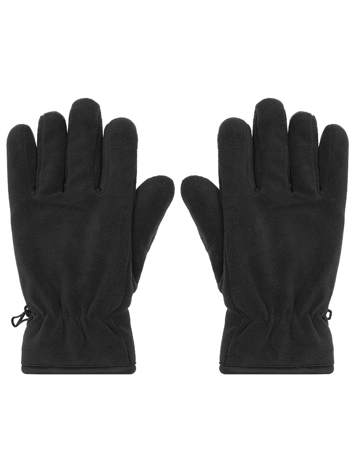 Thinsulate™ Fleece Gloves Schal / Handschuhe – James & Nicholson – Farbe Schwarz – individuell veredelbar