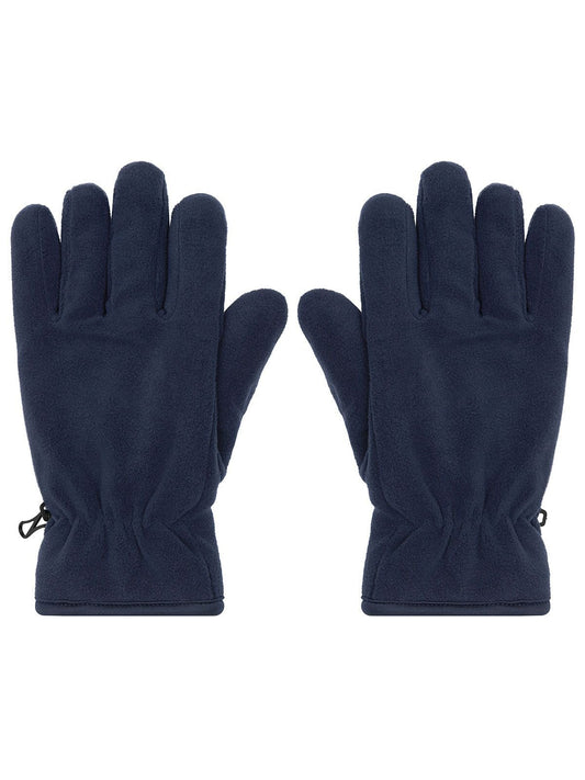 Thinsulate™ Fleece Gloves Schal / Handschuhe – James & Nicholson – Farbe Navy – individuell veredelbar