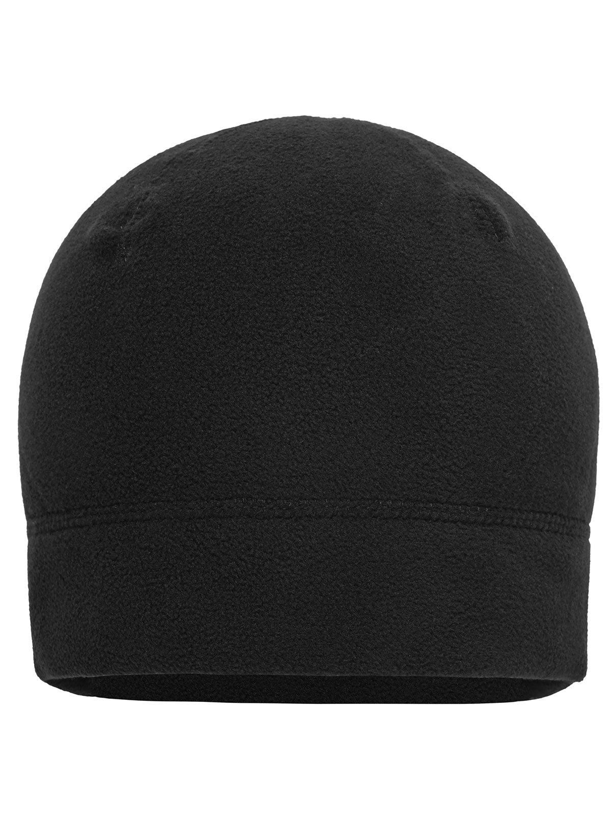 Beanies Microfleece Cap Schwarz bestickbar und bedruckbar – LA1970