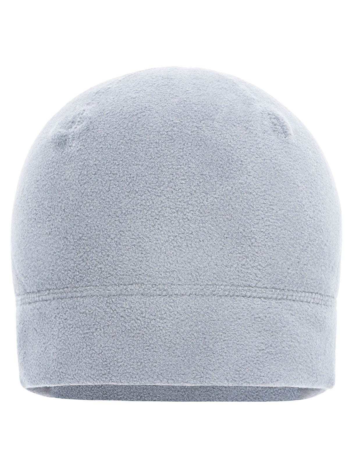Beanies Microfleece Cap light-Grau bestickbar und bedruckbar – LA1970