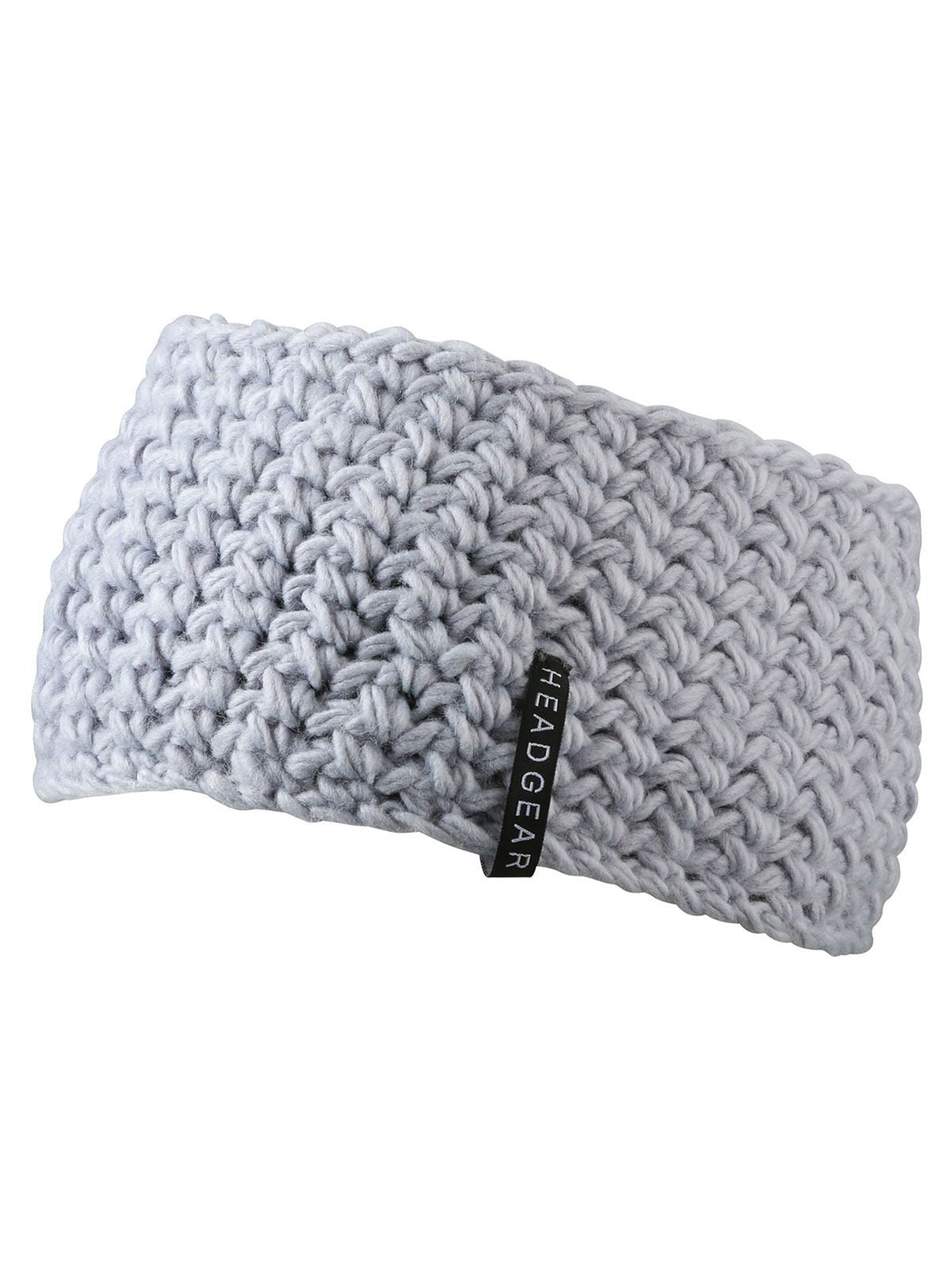Headbands Crocheted Headband Silber bestickbar und bedruckbar – LA1970