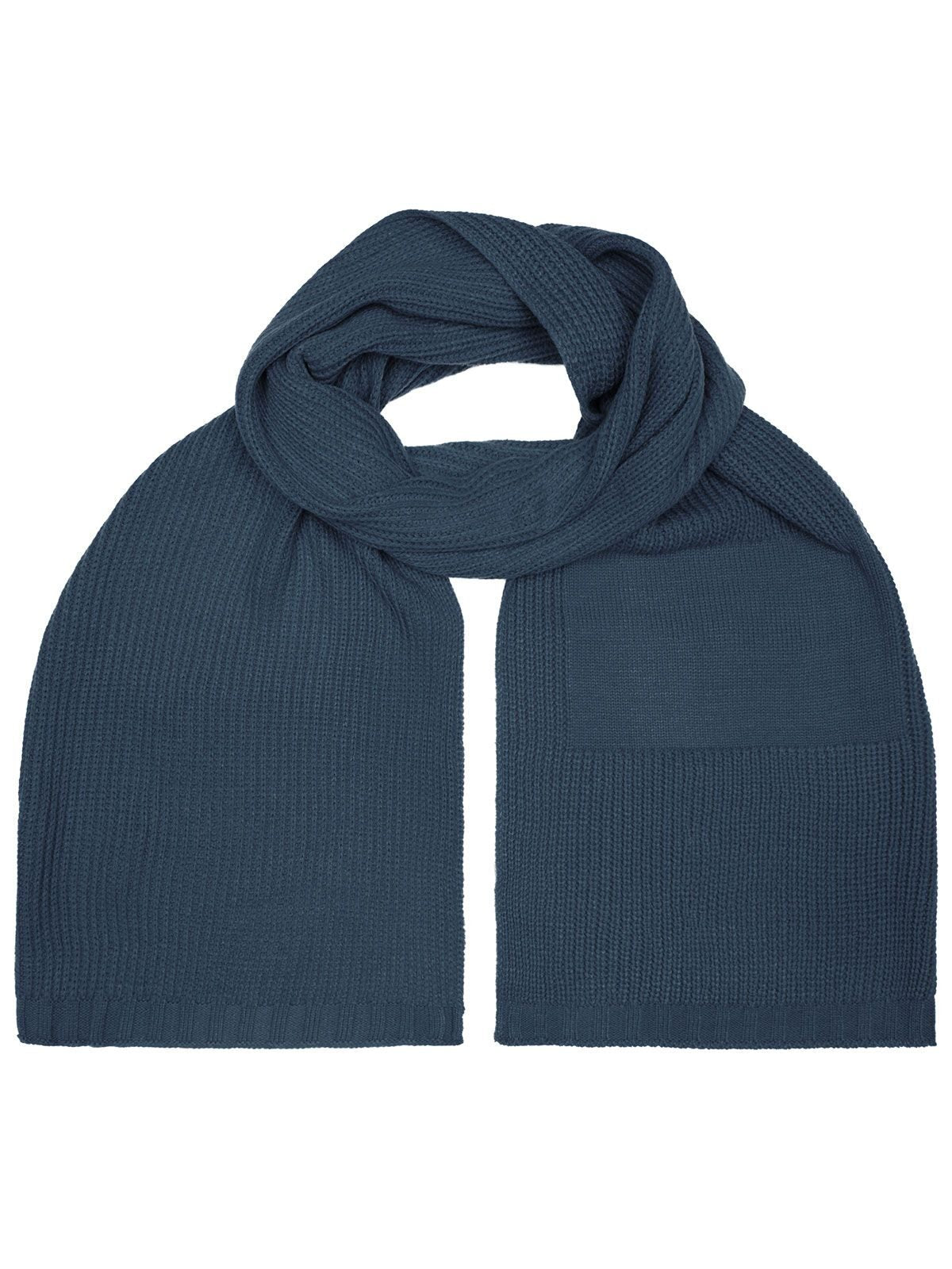 Promotion Scarf Herren Schal / Handschuhe – James & Nicholson – Farbe Navy – individuell veredelbar