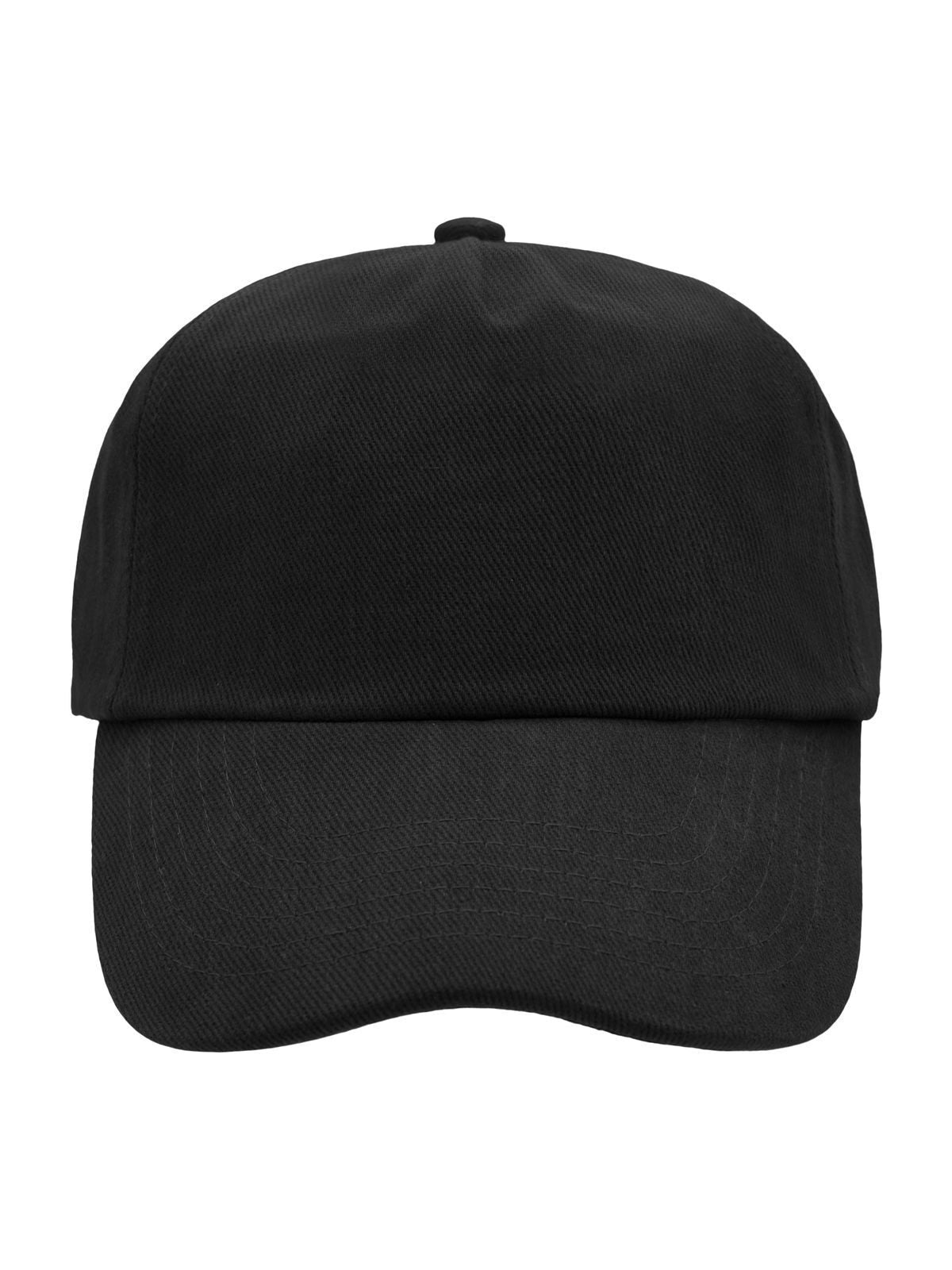 Baseball Caps 5 Panel Cap Schwarz bestickbar und bedruckbar – LA1970