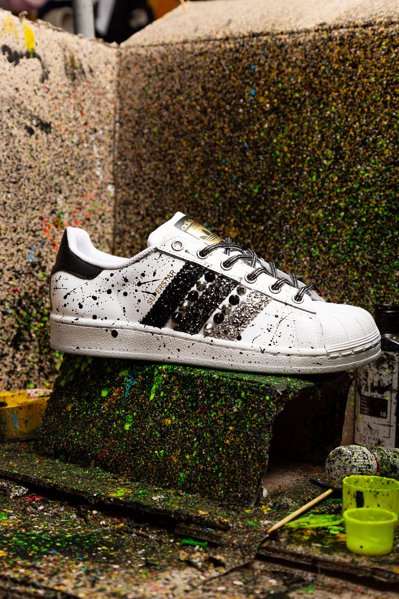 Adidas Superstar Art.132 Pelle Verniciata Argento o Oro – LA1970 Edizione Personalizzata