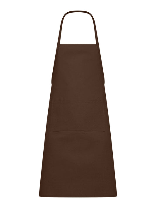 Basic Apron Herren Schürze / Kasack – Black Spider – Farbe Braun – individuell veredelbar
