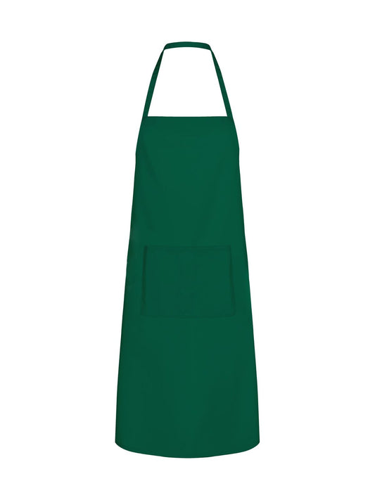 Basic Apron with Pocket Herren Schürze / Kasack – Black Spider – Farbe bottle green – individuell veredelbar
