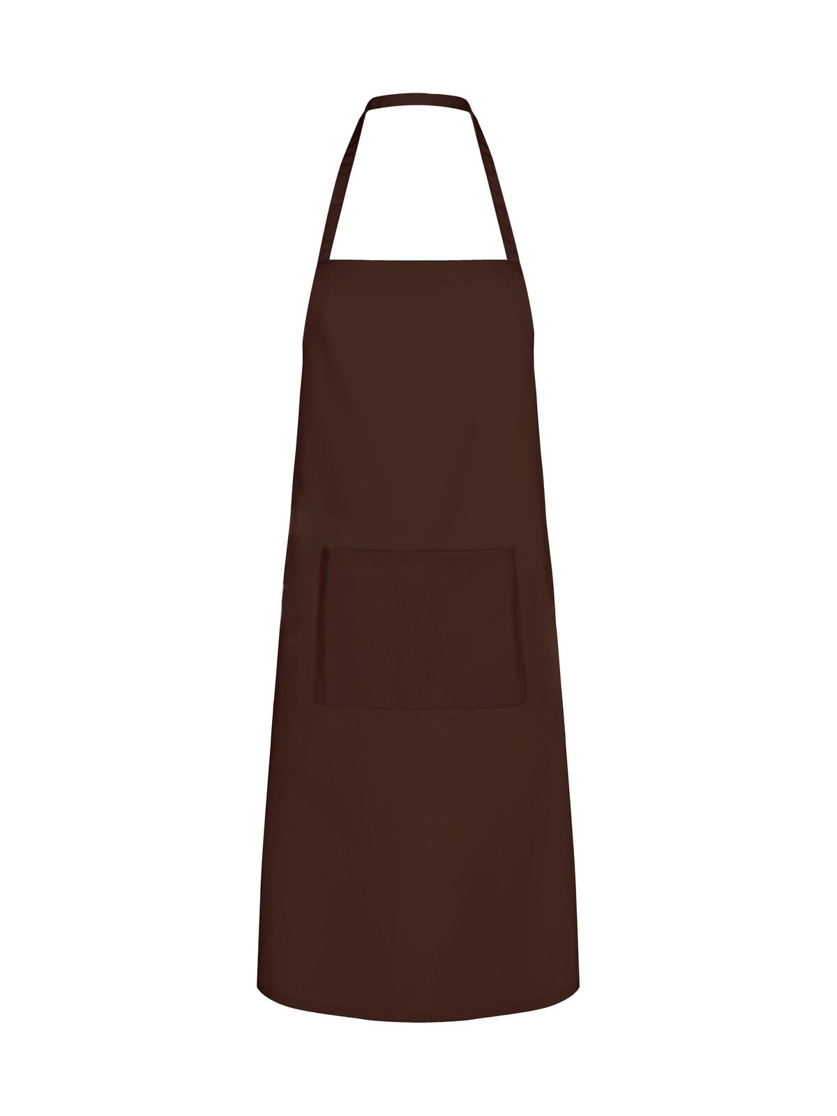 Basic Apron with Pocket Herren Schürze / Kasack – Black Spider – Farbe Braun – individuell veredelbar