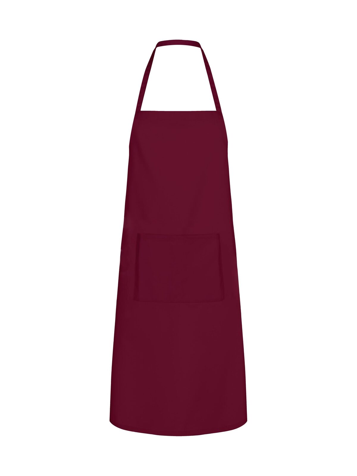 Basic Apron with Pocket Herren Schürze / Kasack – Black Spider – Farbe Burgundy – individuell veredelbar