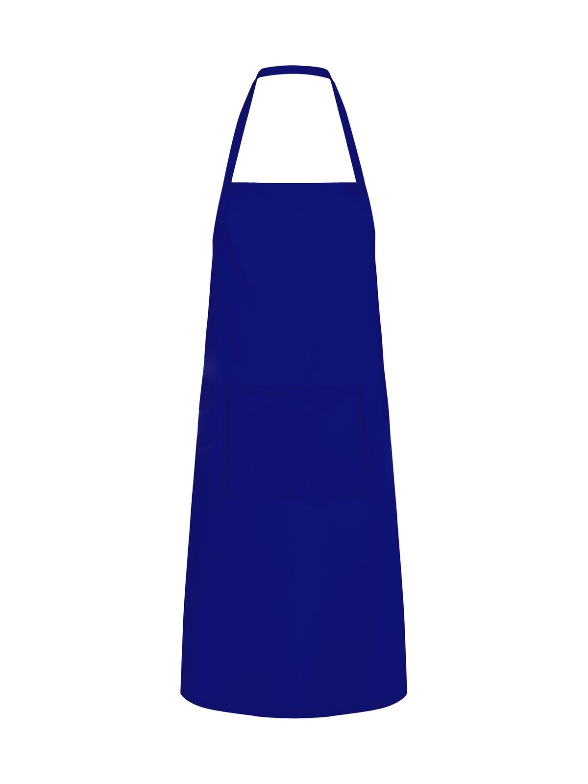 Basic Apron with Pocket Herren Schürze / Kasack – Black Spider – Farbe Royalblau – individuell veredelbar