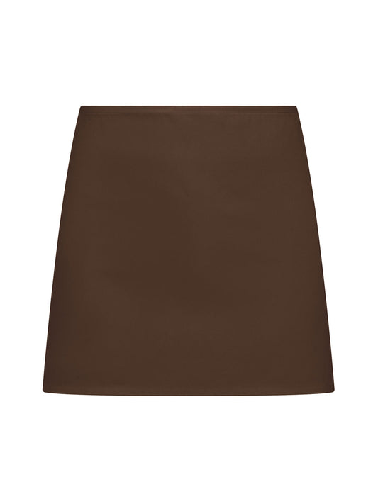 Basic Half Apron Herren Schürze / Kasack – Black Spider – Farbe Braun – individuell veredelbar