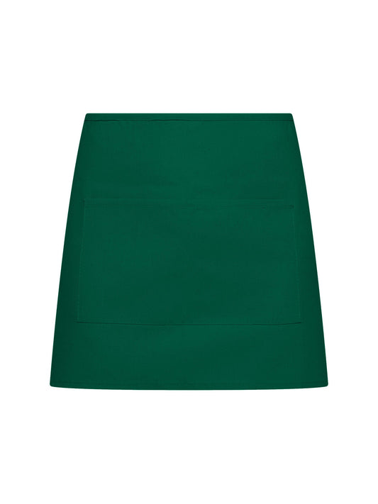 Basic Half Apron With Pocket Herren Schürze / Kasack – Black Spider – Farbe bottle green – individuell veredelbar