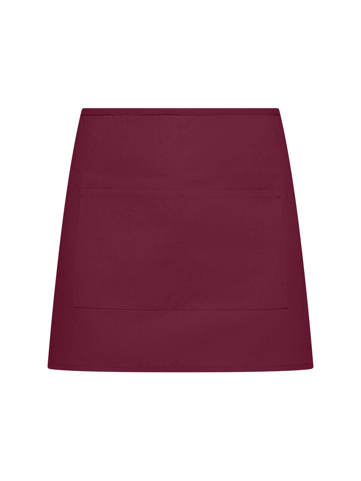 Basic Half Apron With Pocket Herren Schürze / Kasack – Black Spider – Farbe Burgundy – individuell veredelbar