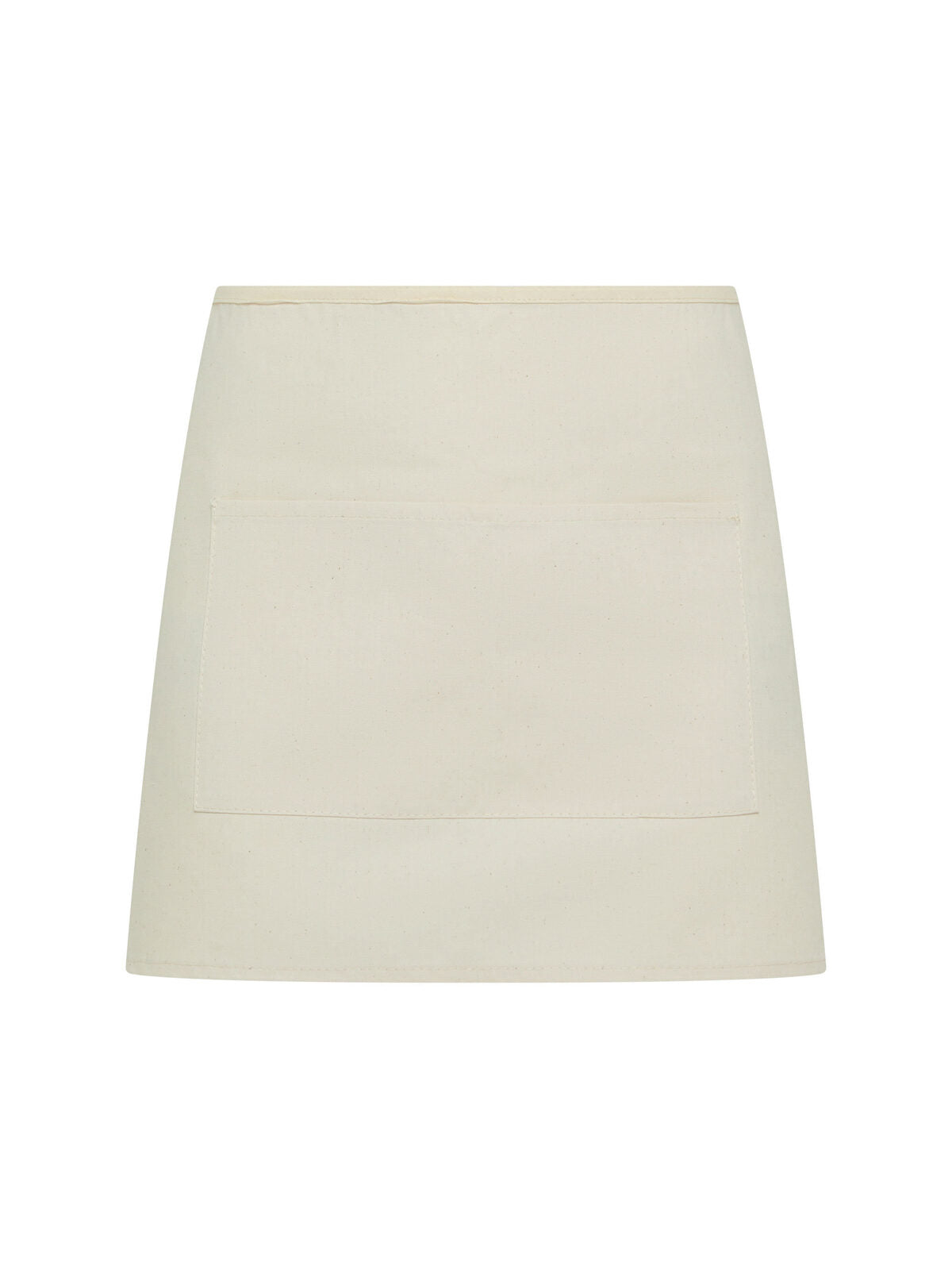 Basic Half Apron With Pocket Herren Schürze / Kasack – Black Spider – Farbe Natur – individuell veredelbar