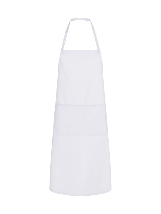 Apron With Bib Herren Schürze / Kasack – Black Spider – Farbe Weiß – individuell veredelbar