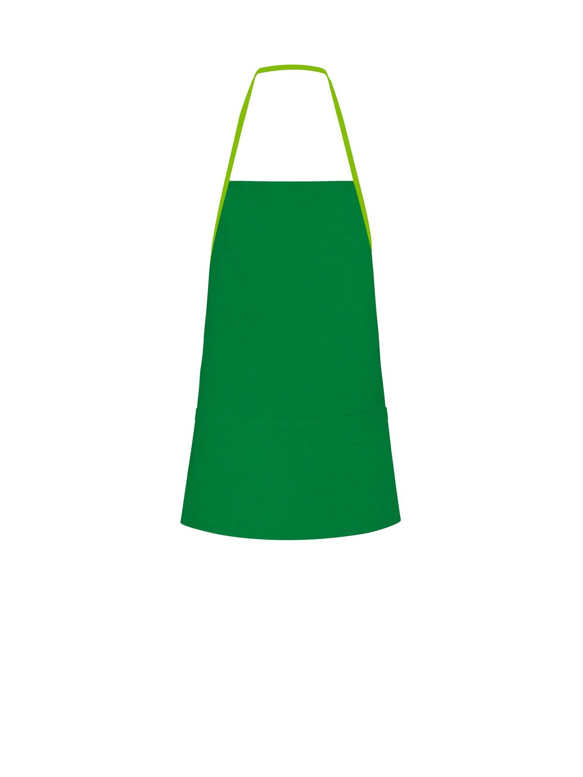 Contrast Apron Schürze / Kasack – Black Spider – Farbe green/lime – individuell veredelbar