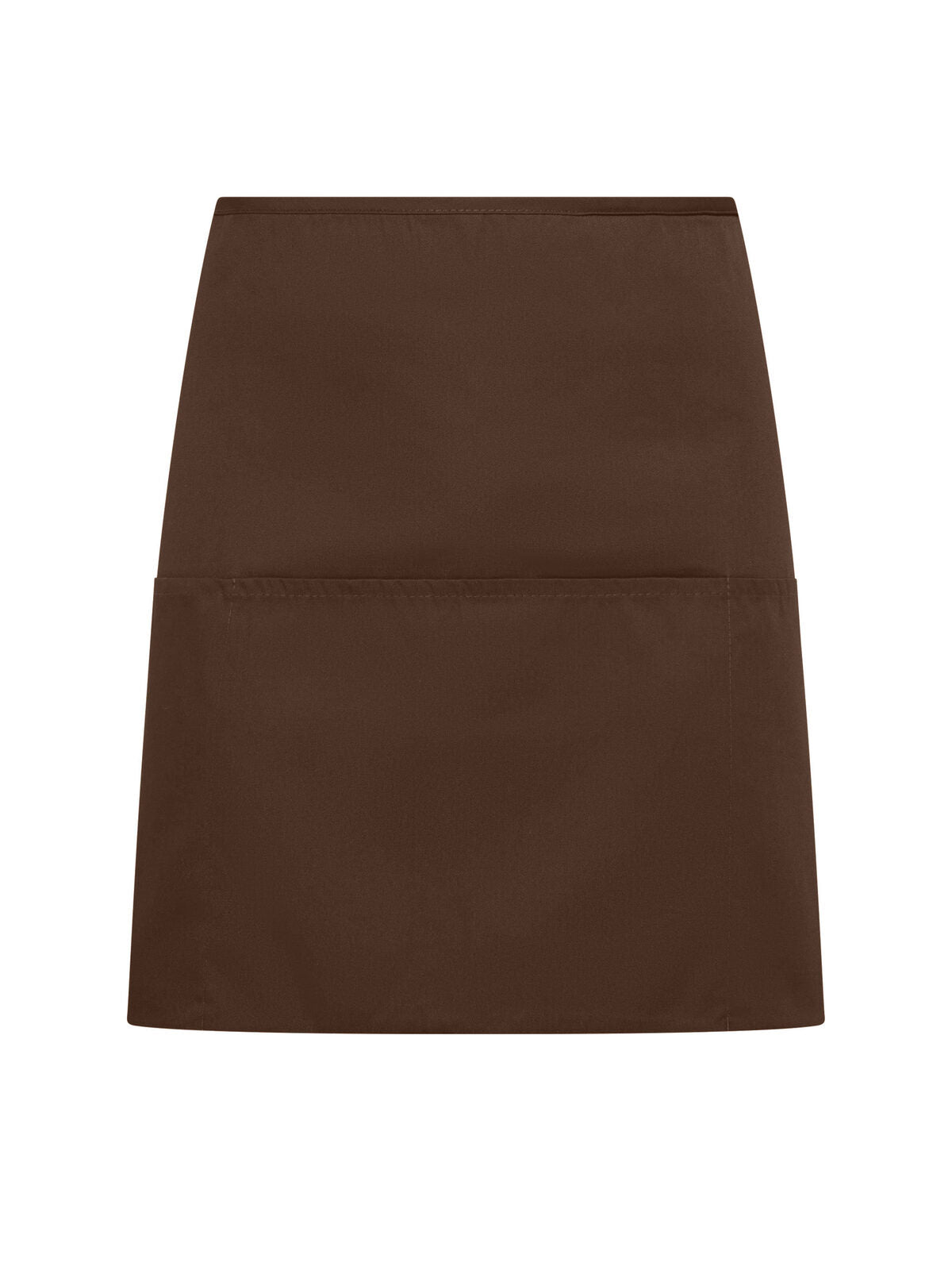Half apron with large pocket Schürze / Kasack – Black Spider – Farbe Braun – individuell veredelbar