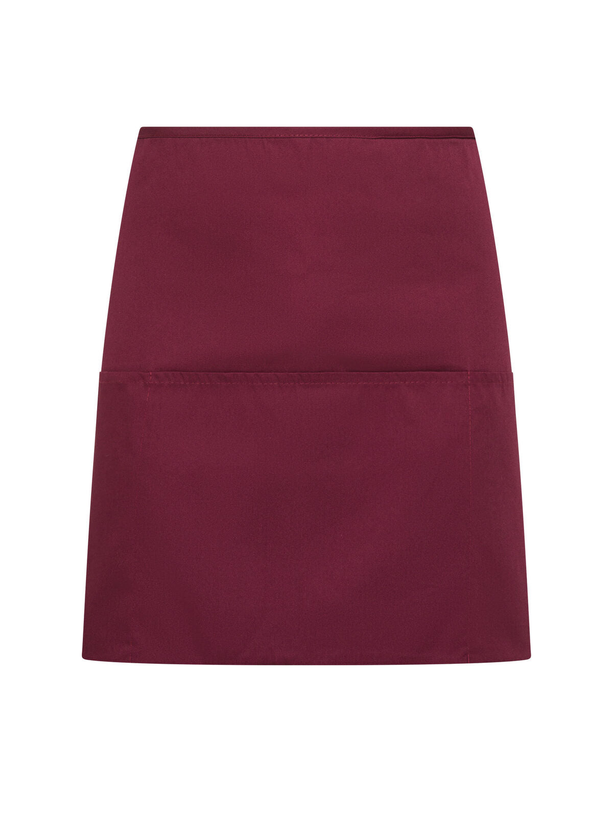 Half apron with large pocket Schürze / Kasack – Black Spider – Farbe Burgundy – individuell veredelbar