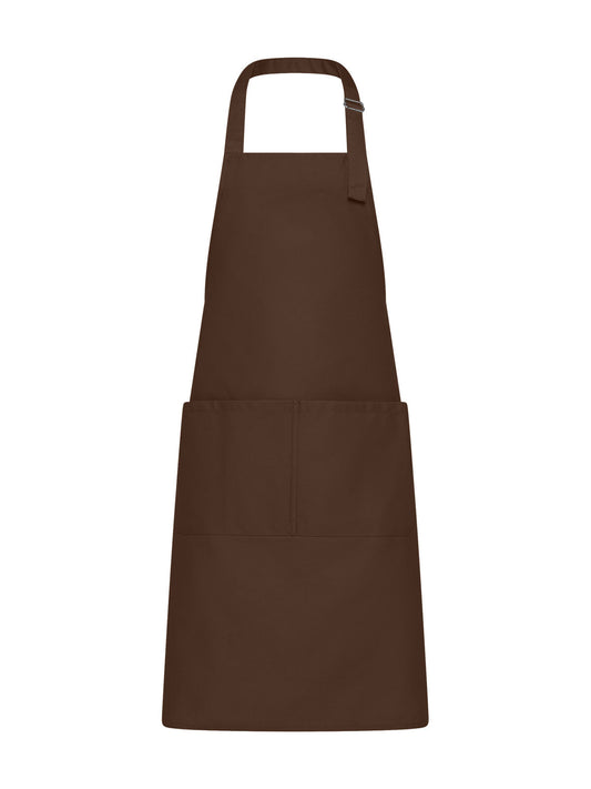 Luxury Apron Schürze / Kasack – Black Spider – Farbe Braun – individuell veredelbar