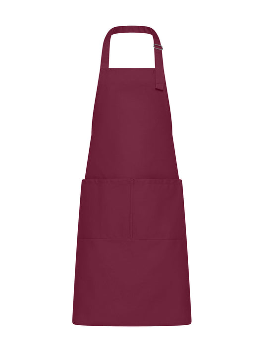 Luxury Apron Schürze / Kasack – Black Spider – Farbe Burgundy – individuell veredelbar