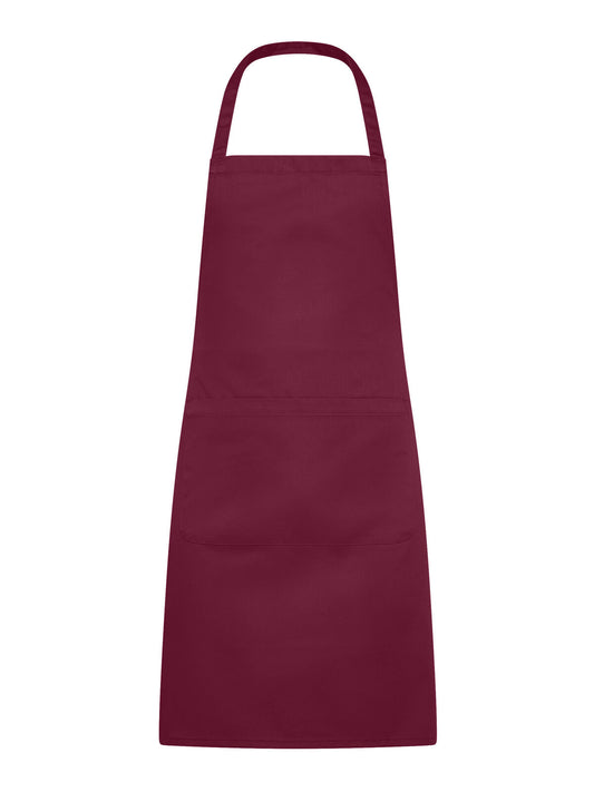 Classic Apron Schürze / Kasack – Black Spider – Farbe Burgundy – individuell veredelbar