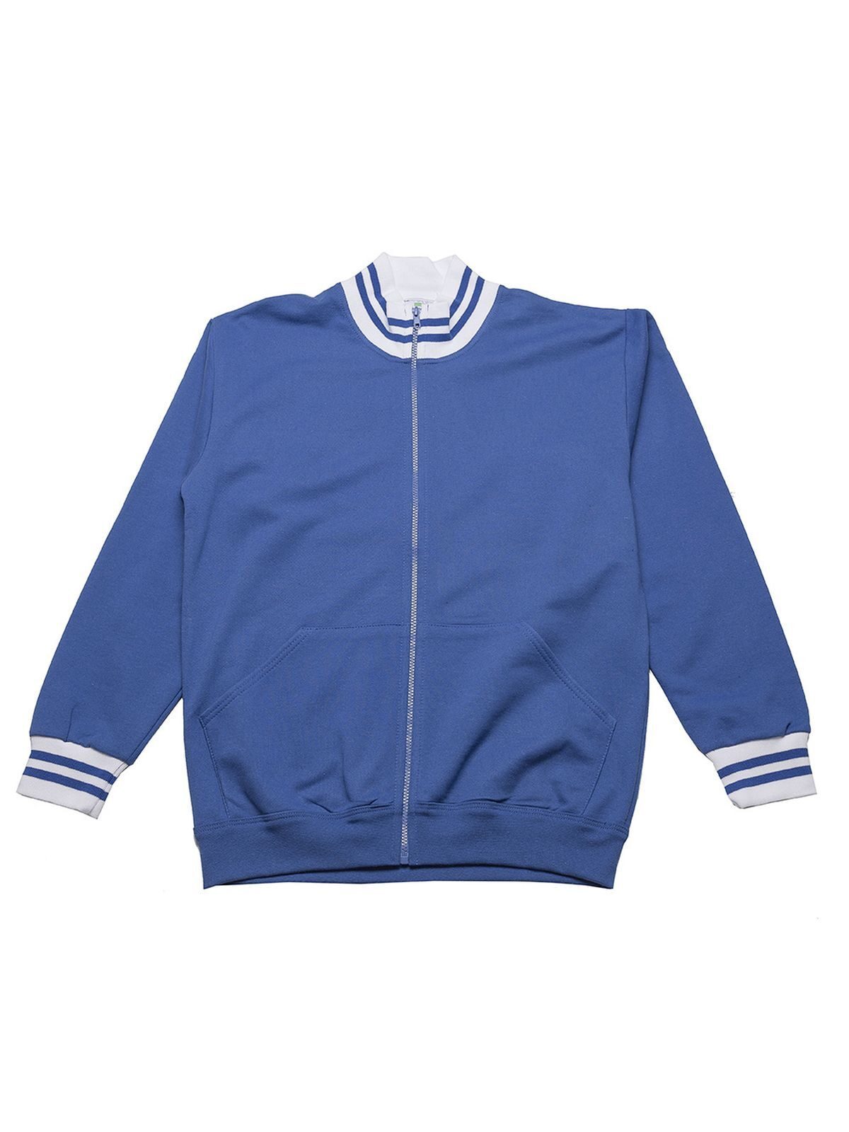 Stromboli Herren Sweatshirt / Hoodie – Black Spider – Farbe royal blue-white – individuell veredelbar