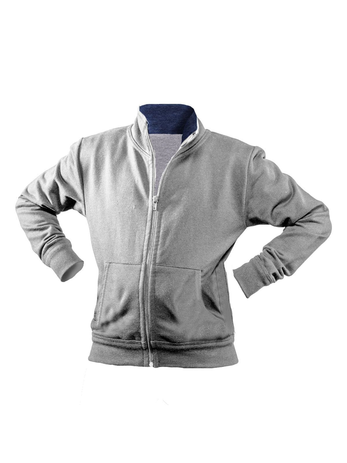 Meme Herren Sweatshirt / Hoodie – Black Spider – Farbe grey/navy – individuell veredelbar