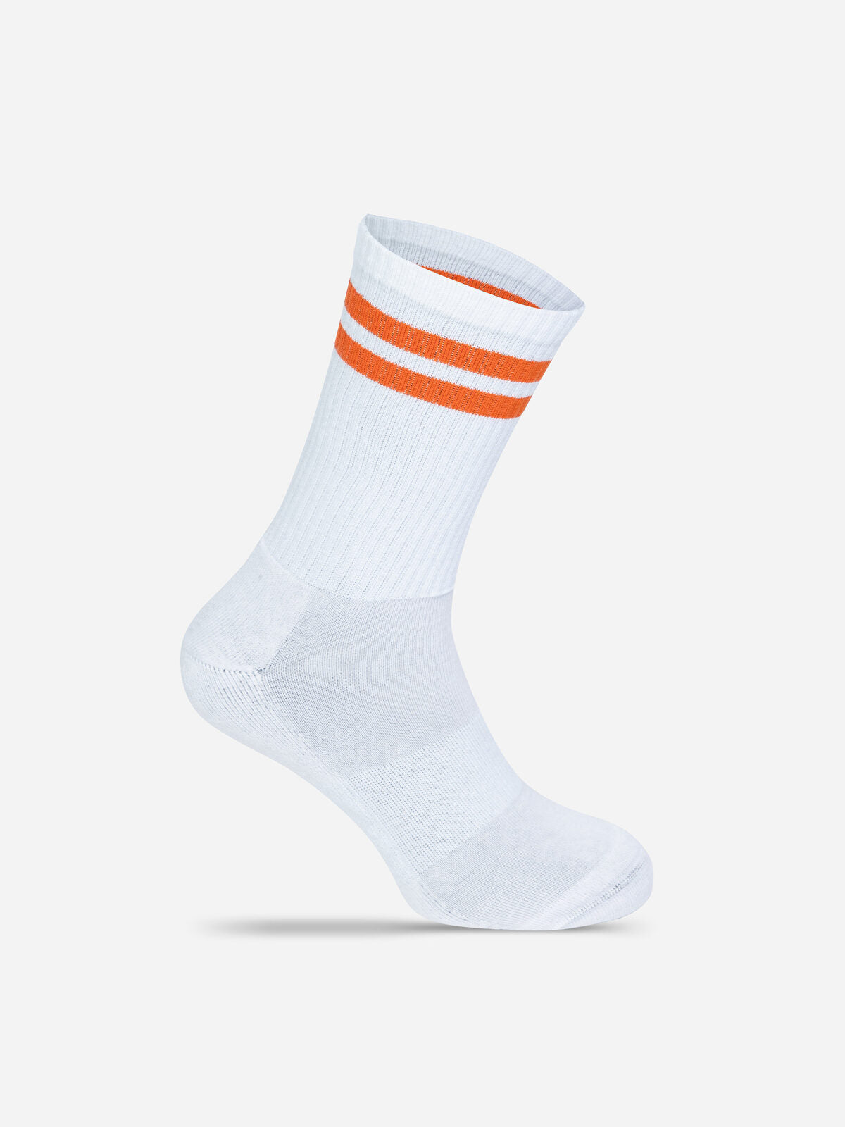 Tennis Socks Unterwäsche / Socken – Mr. Socks – Farbe White/Orange – individuell veredelbar