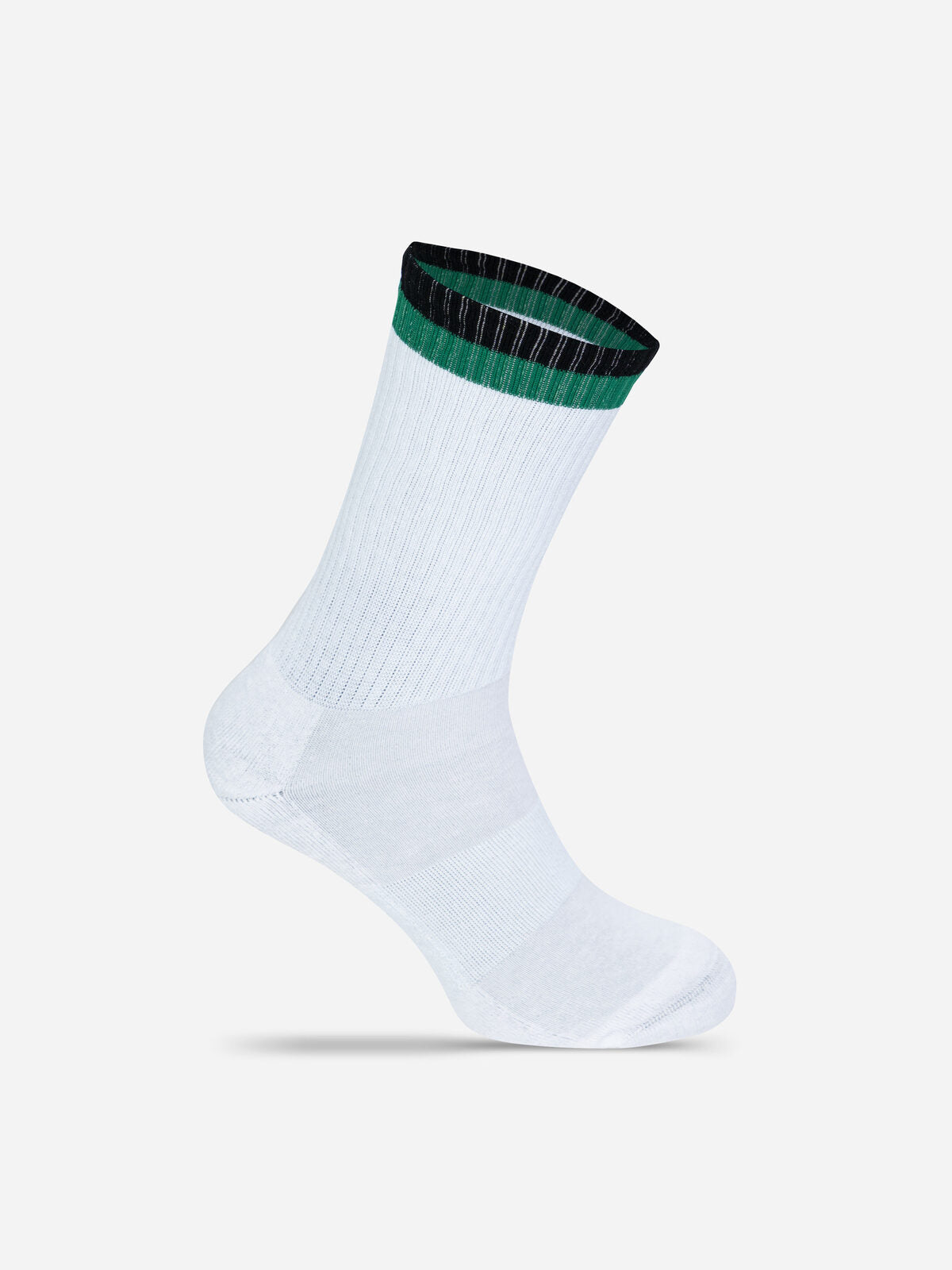 Tennis Socks Two Tone Unterwäsche / Socken – Mr. Socks – Farbe White/Black/Green – individuell veredelbar