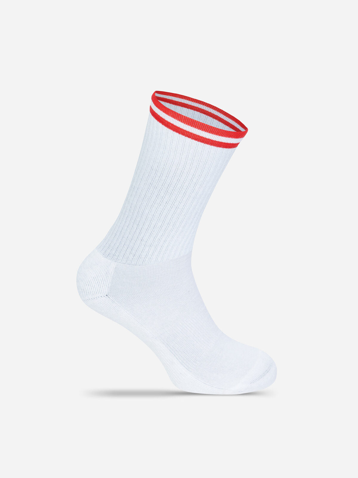 Tennis Socks Premium Unterwäsche / Socken – Mr. Socks – Farbe White/Red – individuell veredelbar