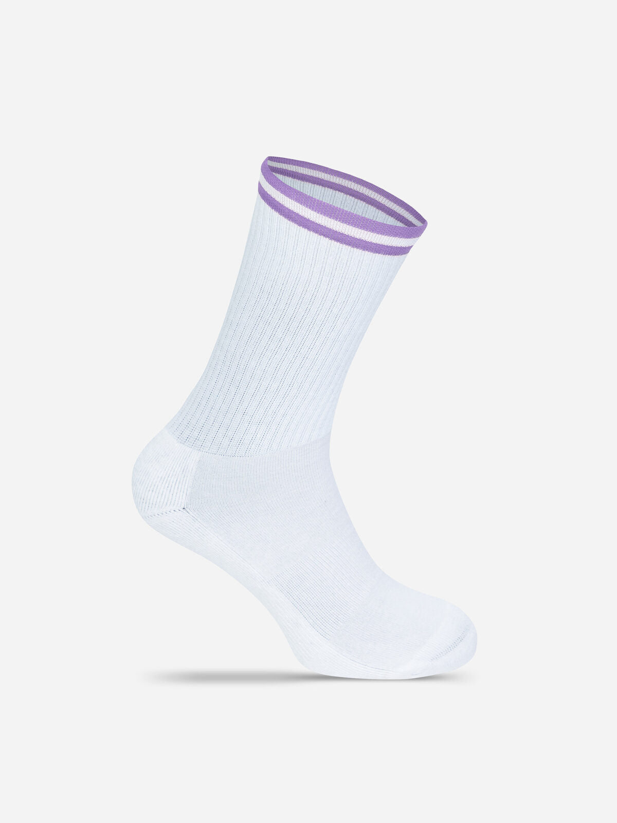Tennis Socks Premium Unterwäsche / Socken – Mr. Socks – Farbe White/Lilac – individuell veredelbar